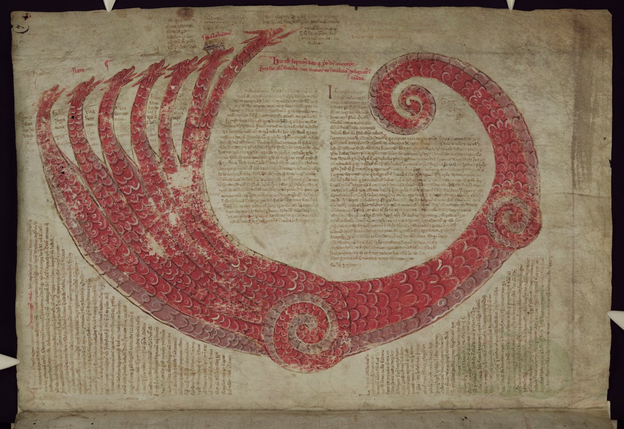 Fantastical Creature, from the Liber Figuarum by Joachim of Fiore