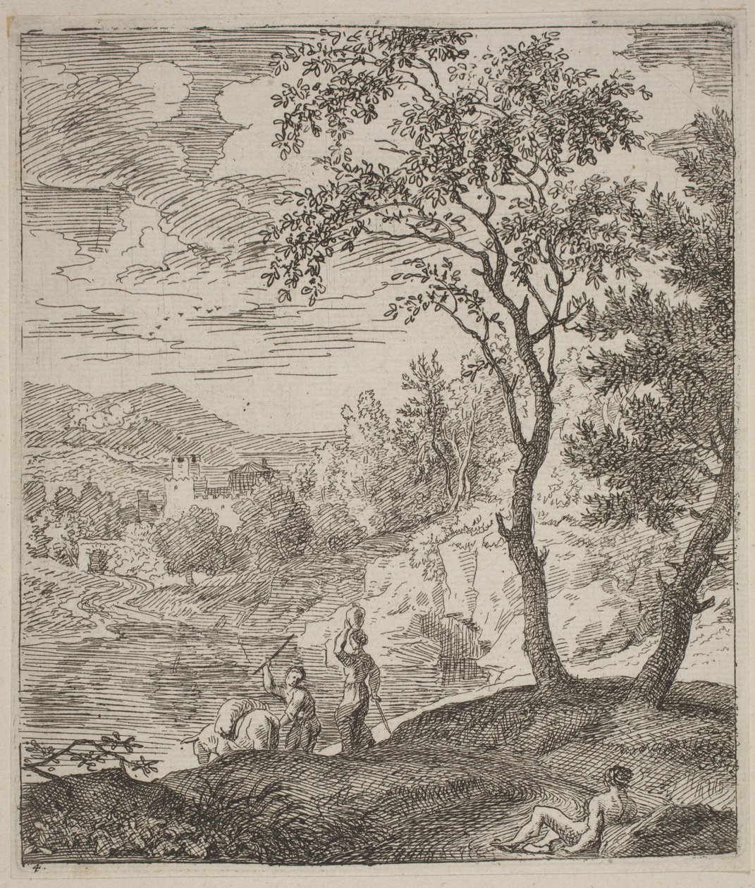 Landscapes in the Manner of Poussin by Joachim Franz Beich