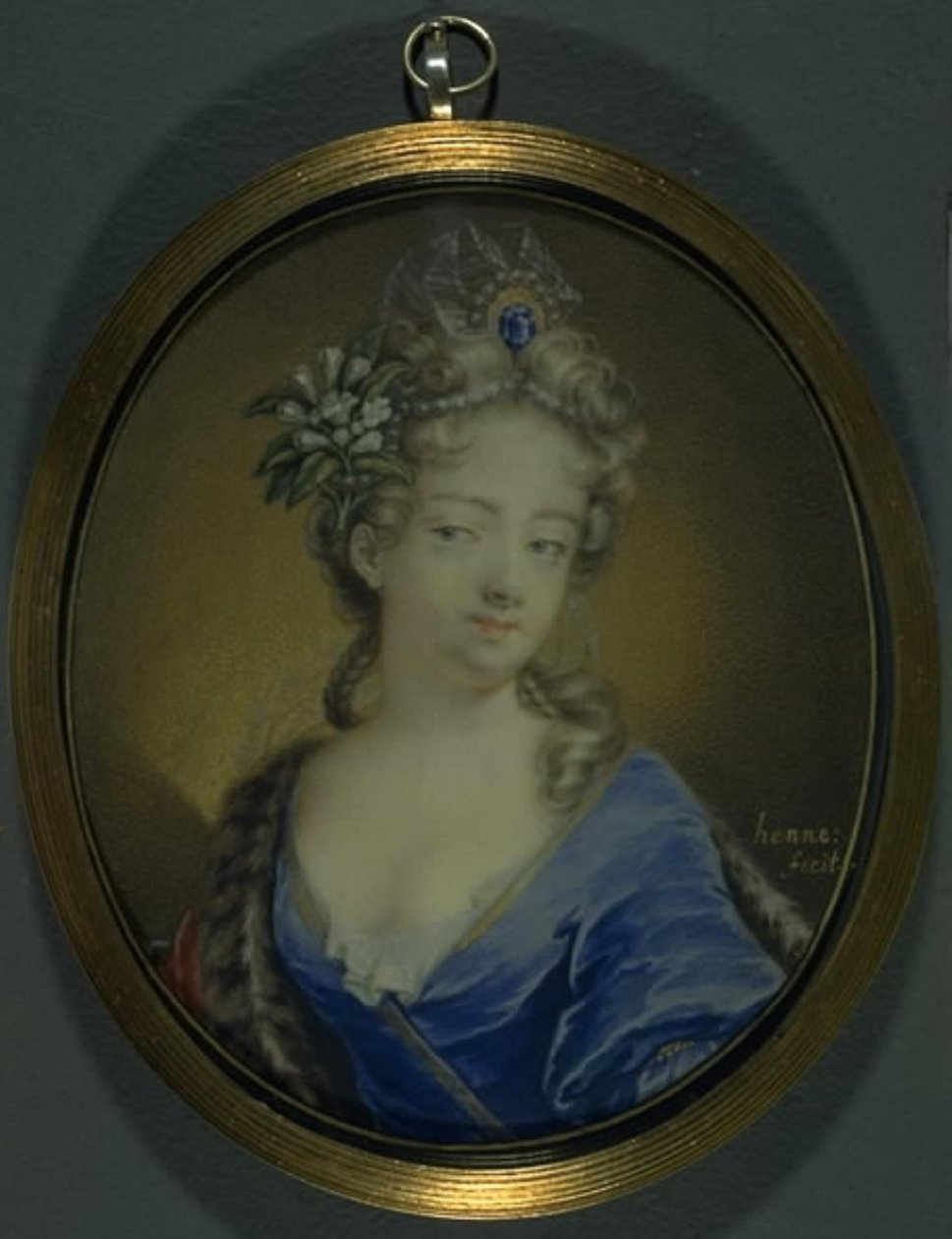 Portrait of Countess Märta Creutz, née Banér by Joachim Henne