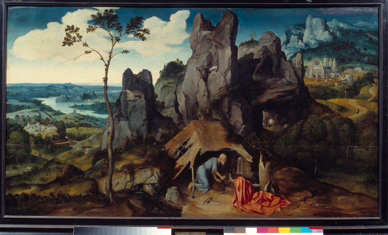 Saint Jerome in the Desert by Joachim Patinir