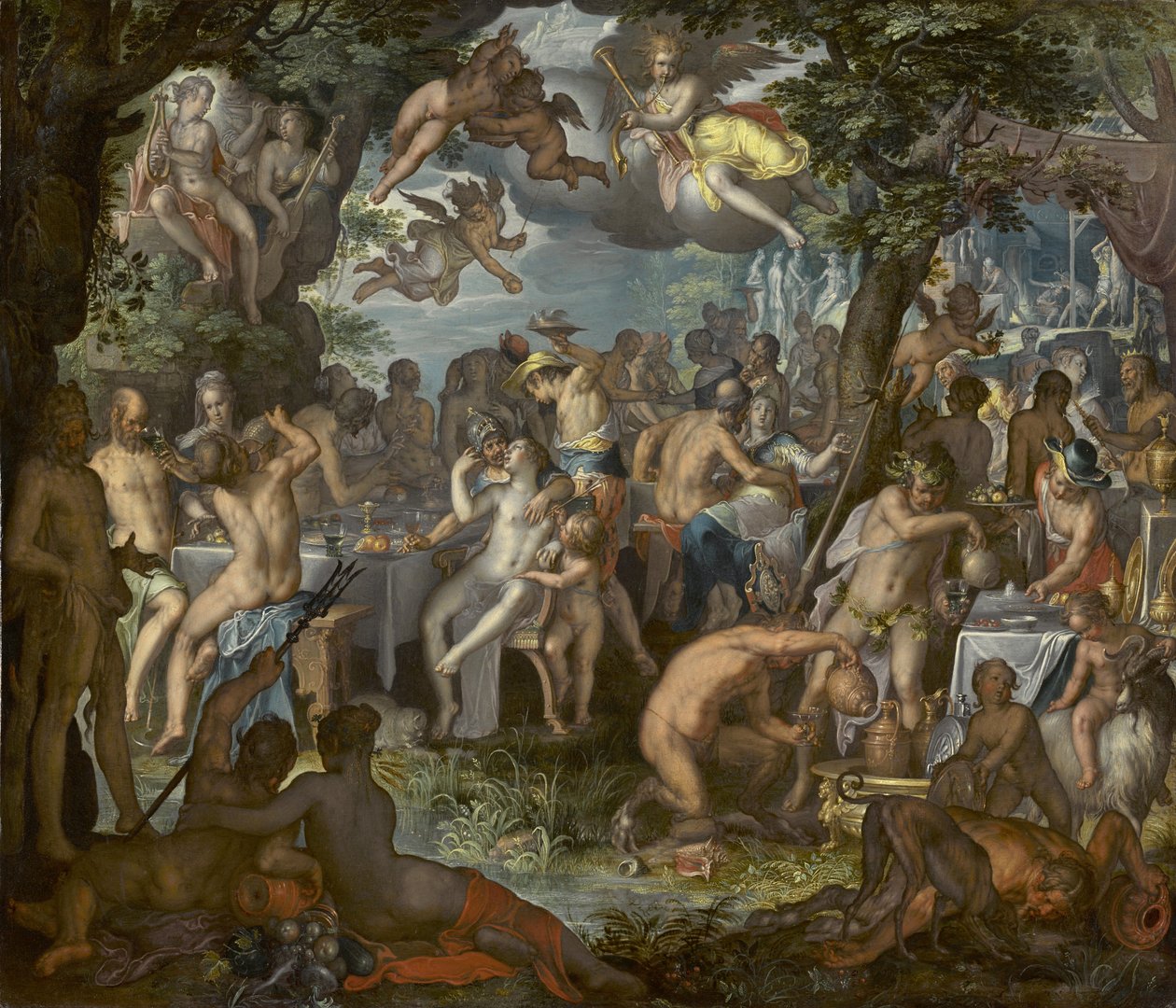 The Wedding of Peleus and Thetis, 1612 by Joachim Wtewael or Utewael
