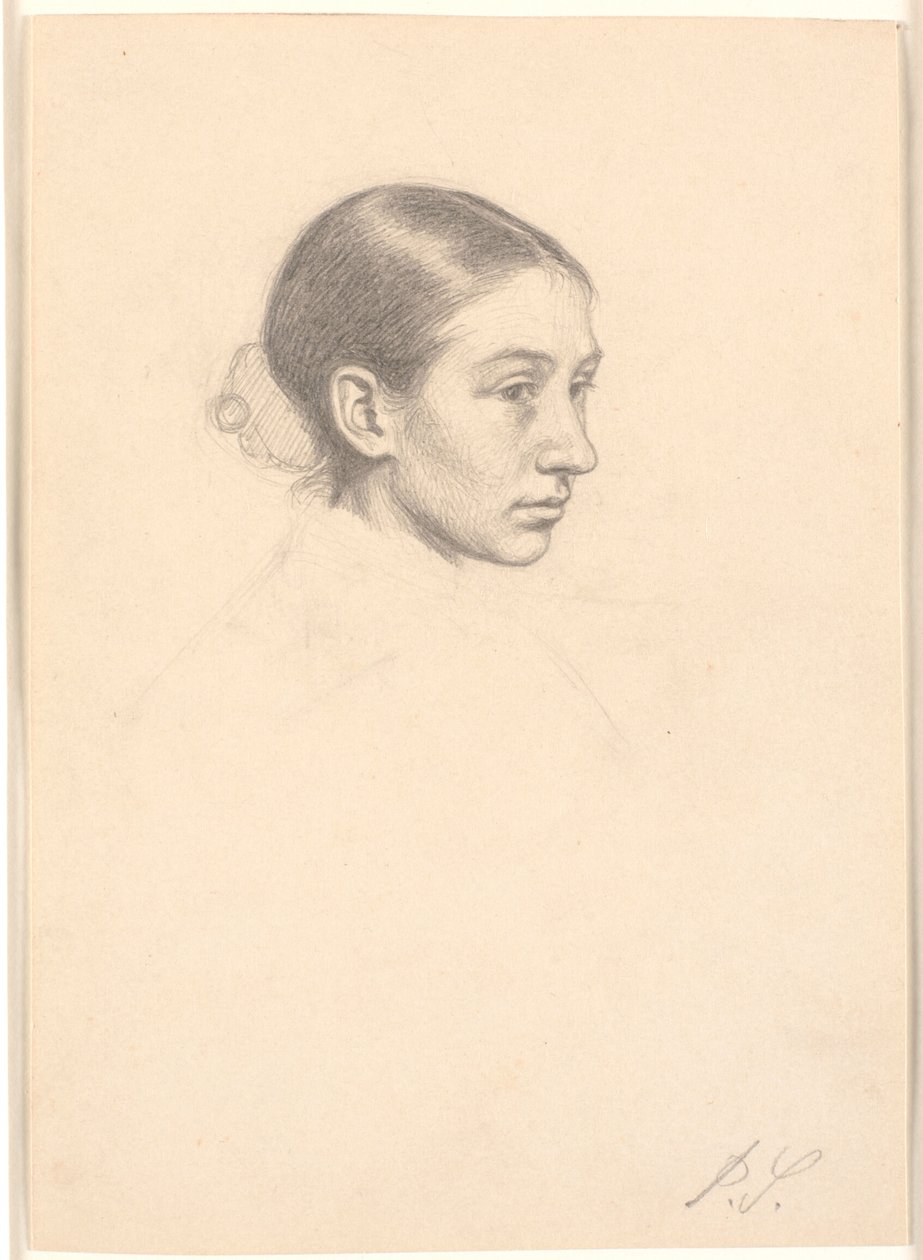 Portrait of Suzette Kathrine Skovgaard (née Holten) by Joakim Frederik Skovgaard