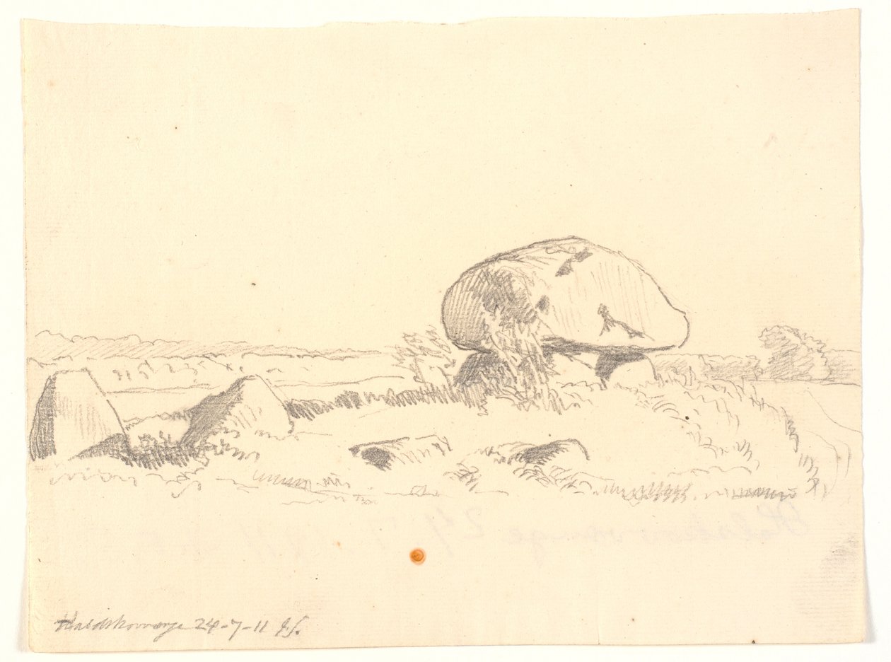 Dolmen. Haldskovvænge by Joakim Frederik Skovgaard