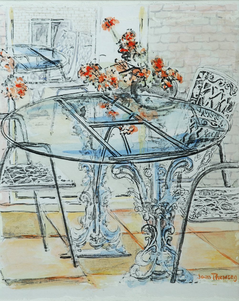Patio Garden Pale, 2010 by Joan Thewsey