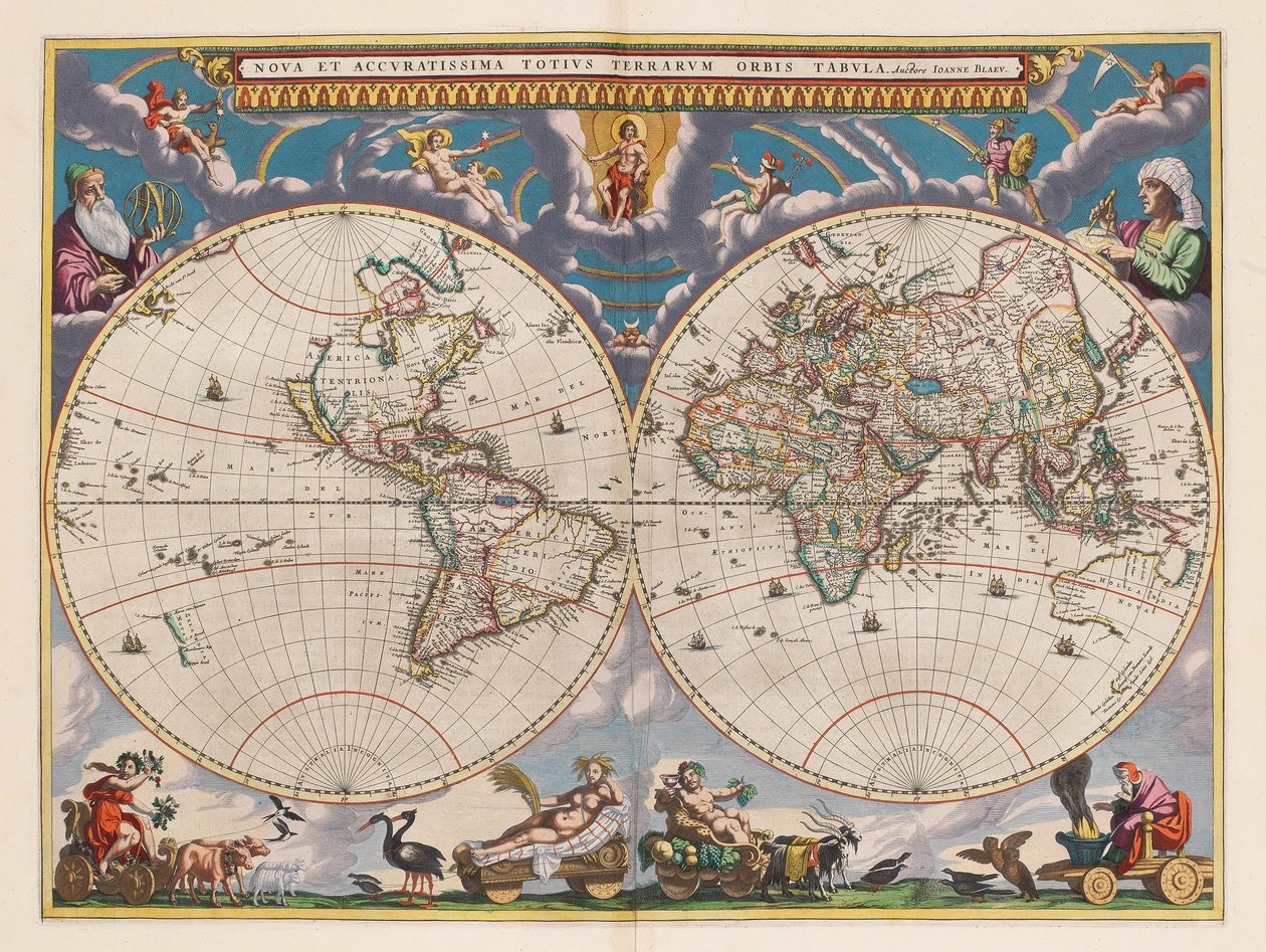 Le Grand Atlas, ou Cosmographie Blauiane, en laquelle est exactement descritte le Terre, la Mer, et le Ciel, vol.I by Joan Blaeu