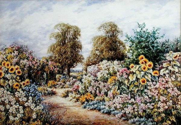 Garden Borders by Joan Molyneaux Stannard