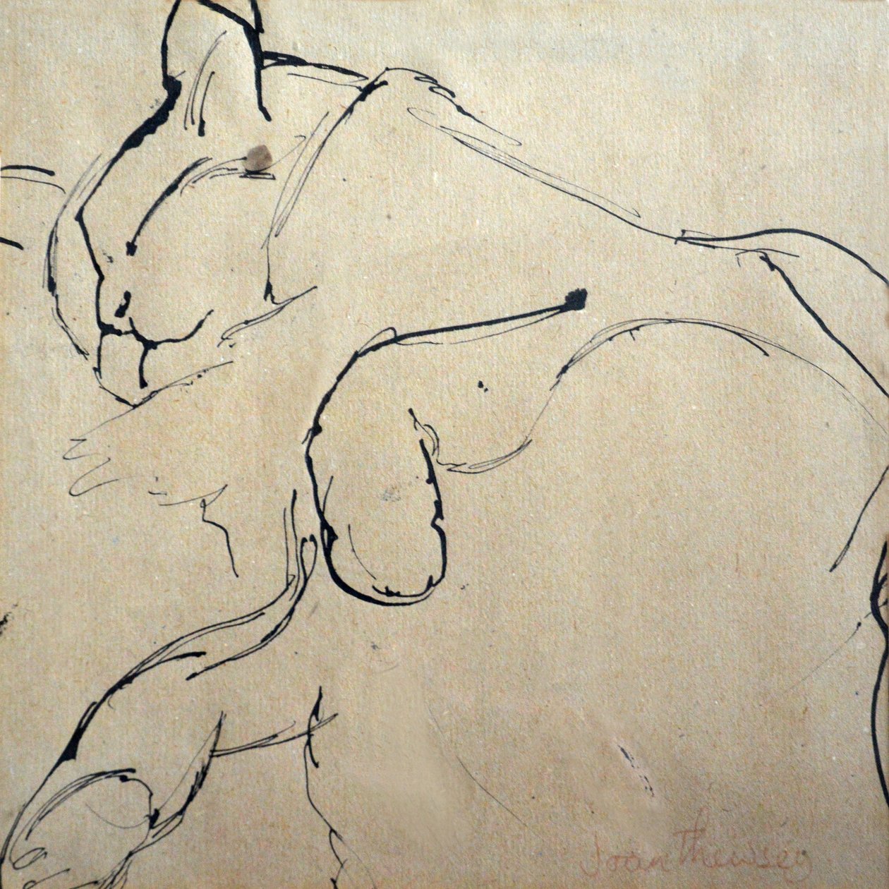 Cat, Mouser, 1980 by Joan Thewsey