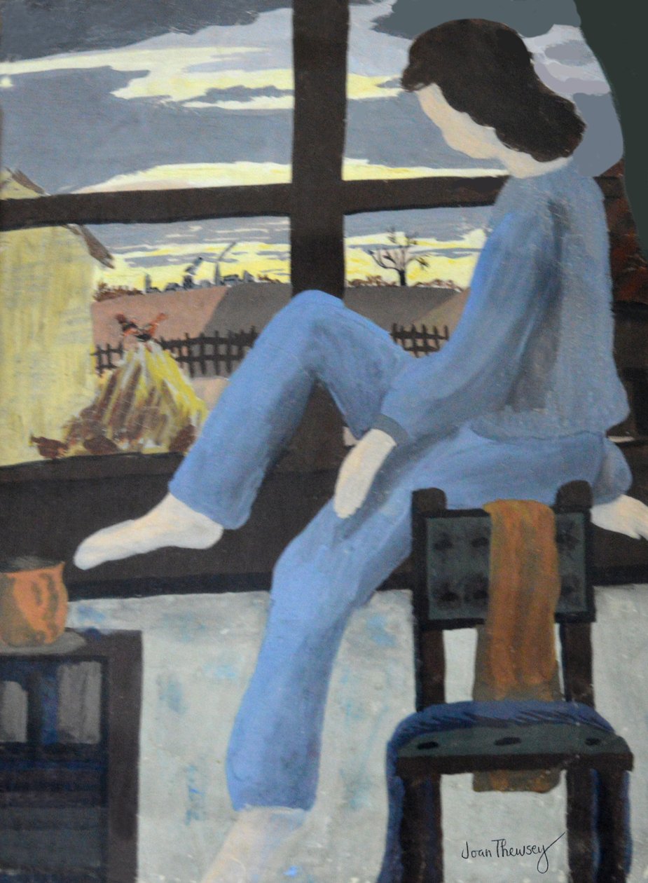 Girl Watching the Dawn, 1950 by Joan Thewsey