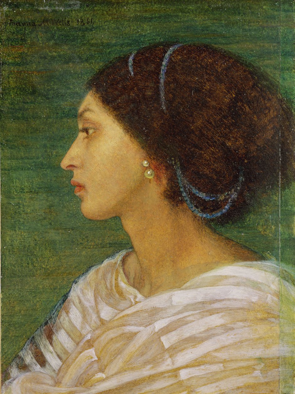 Head of a Mulatto Woman, 1861 by Joanna Boyce Wells