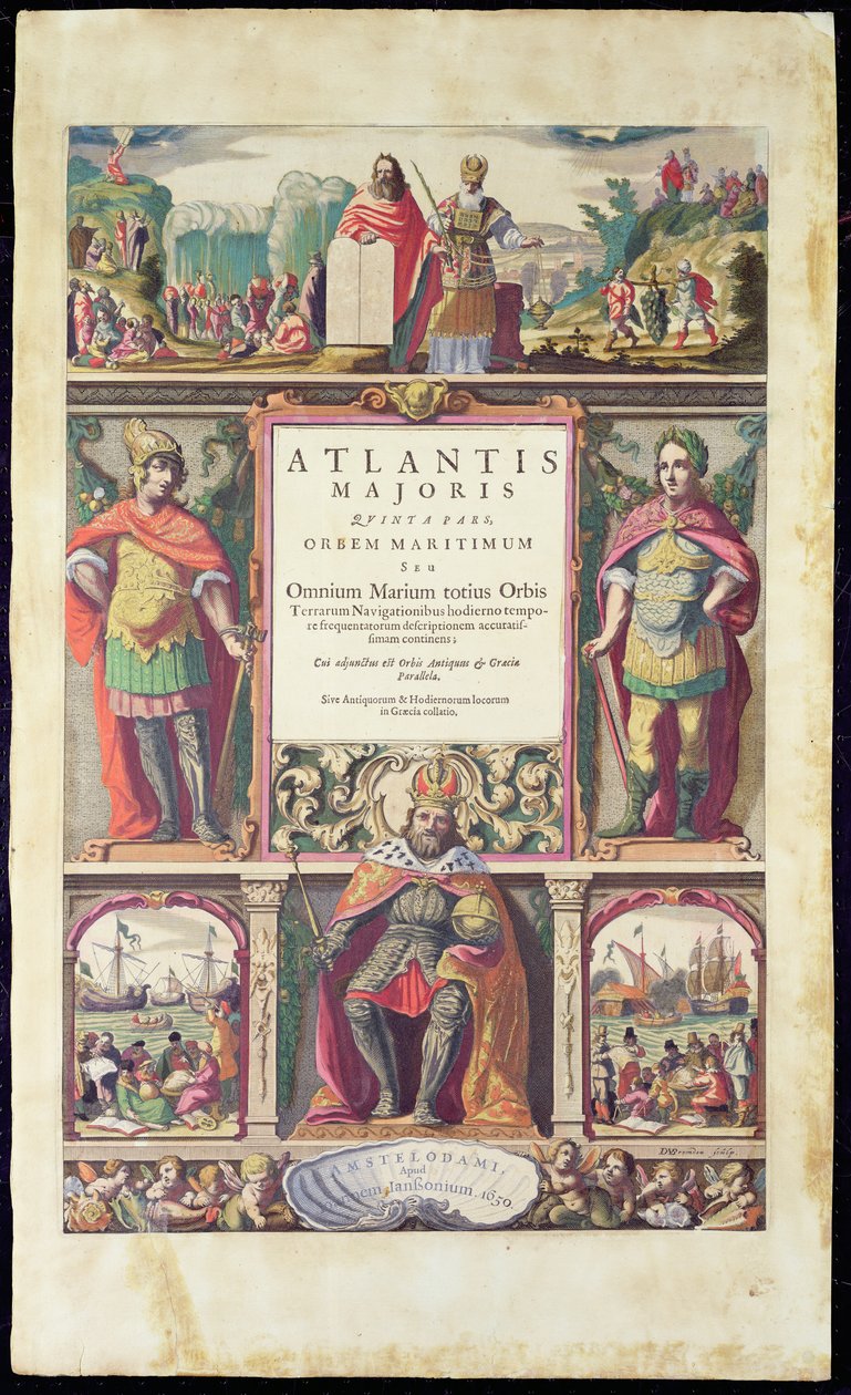 Frontispiece of the Fifth Volume of Jansson
