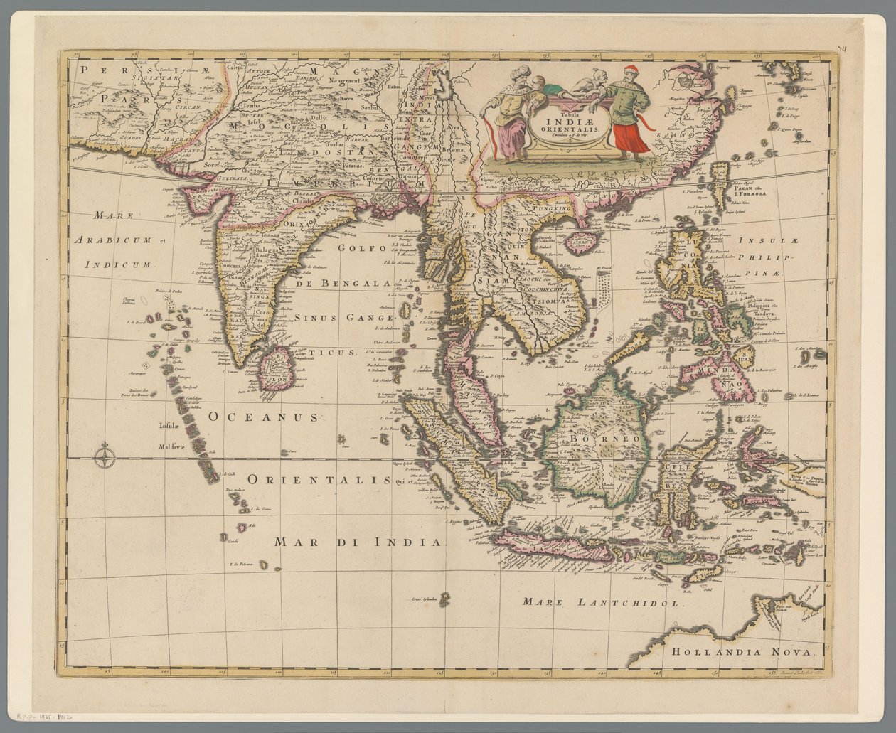 Map of Indonesia by Joannes L