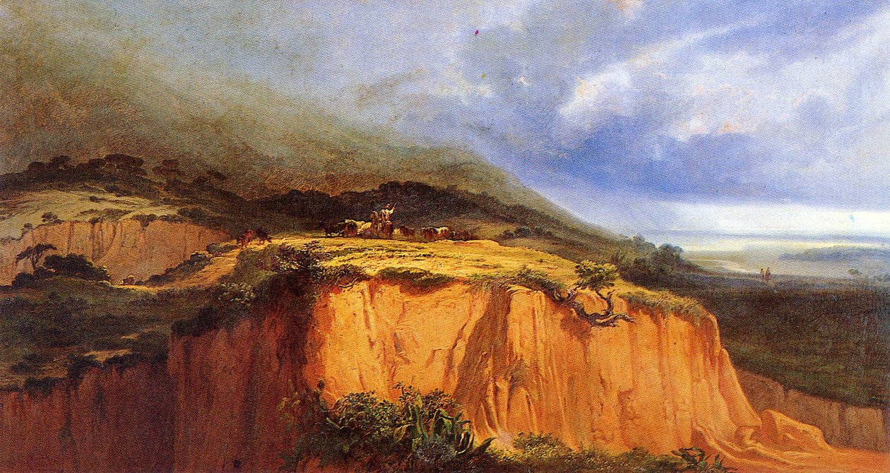 Naturalistic Landscape Painting by Joao Cristino da Silva