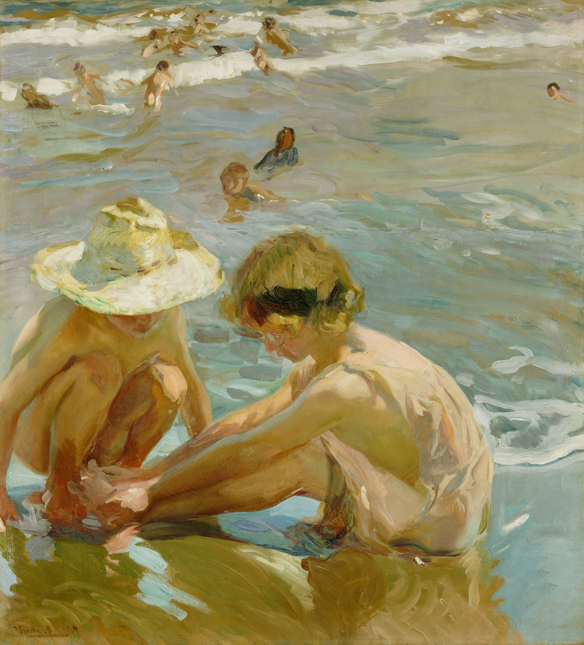 The Wounded Foot, 1909 by Joaquín Sorolla