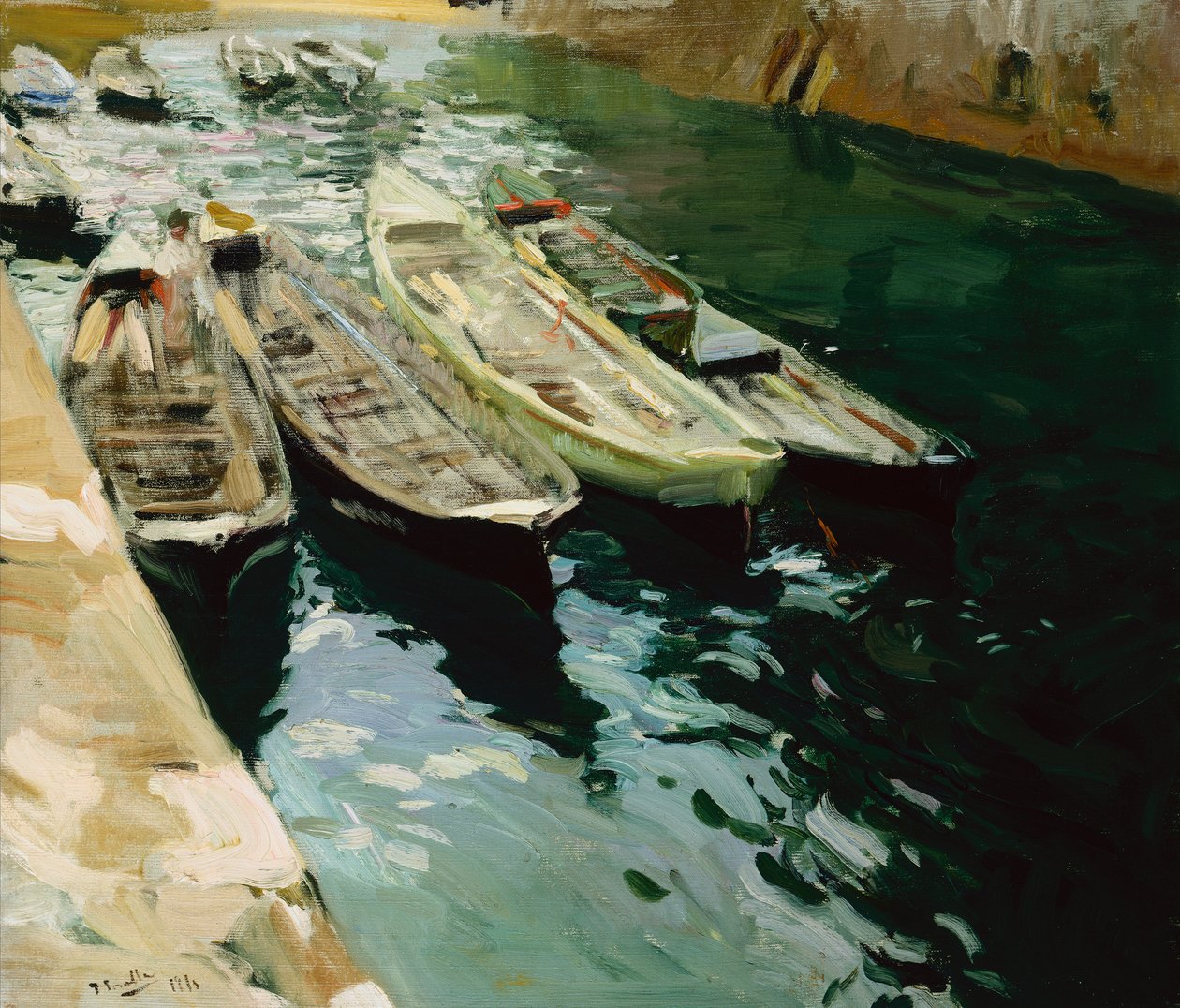 Drifters, Zarautz, near San Sebastian by Joaquin Sorolla y Bastida