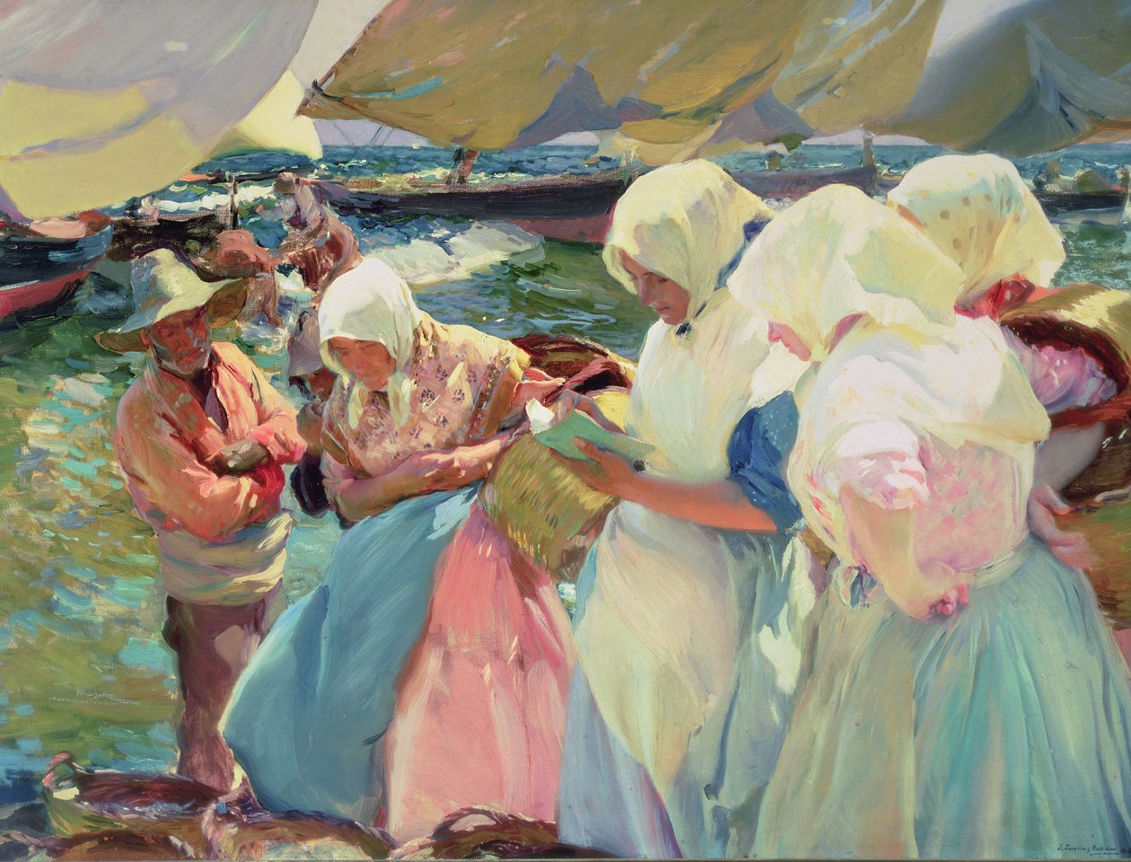 Fisherwomen on the Beach