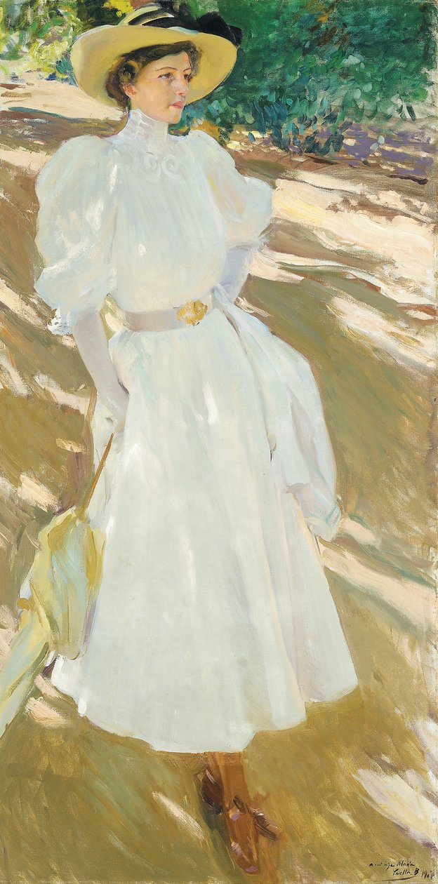 María at La Granja by Joaquín Sorolla