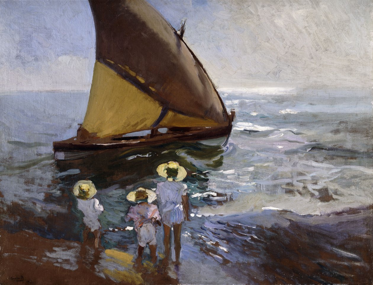 On the Beach, Valencia by Joaquín Sorolla