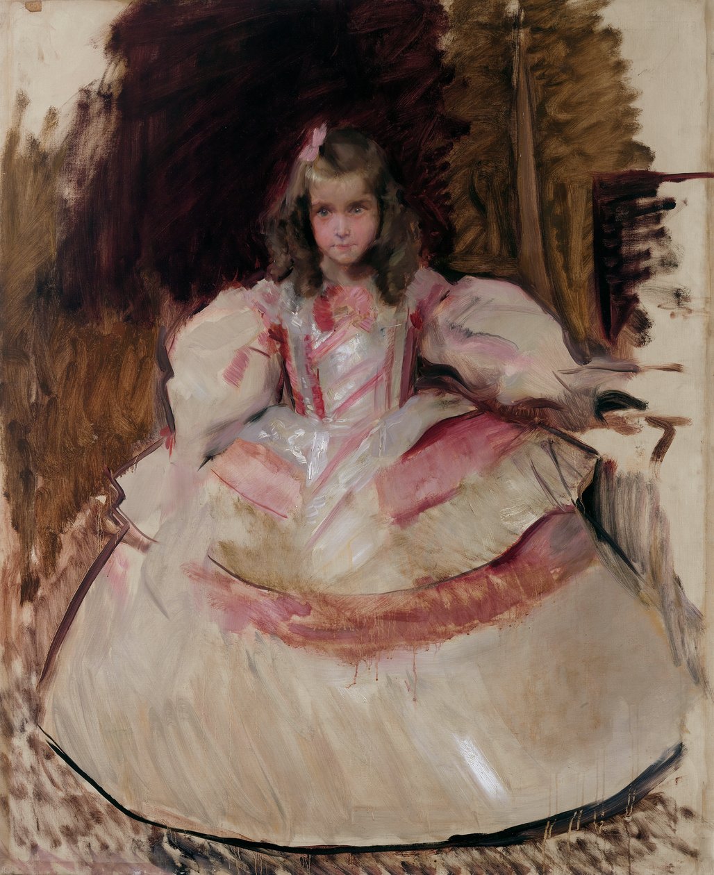The Girl Maria Figueroa Dressed as a Menina by Joaquín Sorolla
