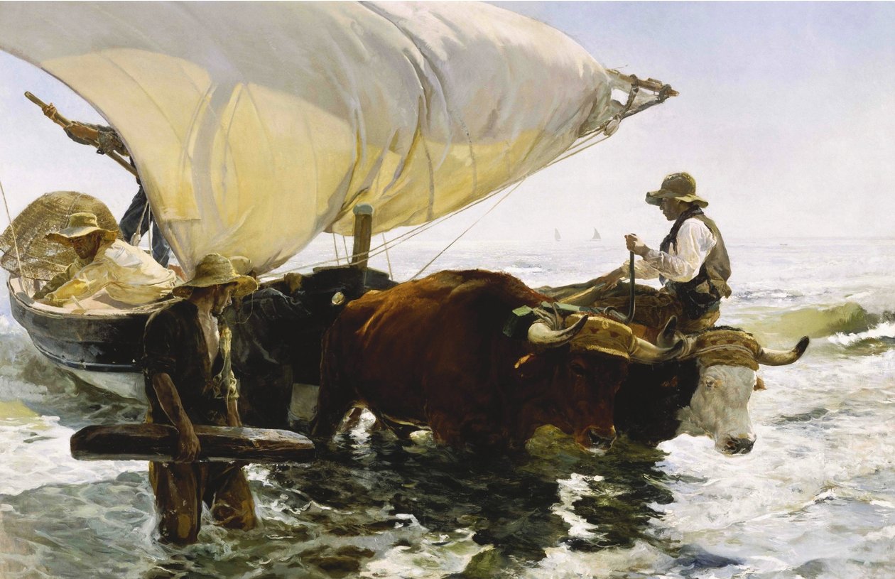 The Return of the Fishing by Joaquín Sorolla
