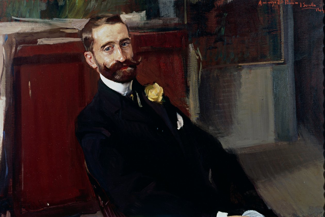 Portrait of Jacinto Felipe Picón y Pardiñas by Joaquín Sorolla