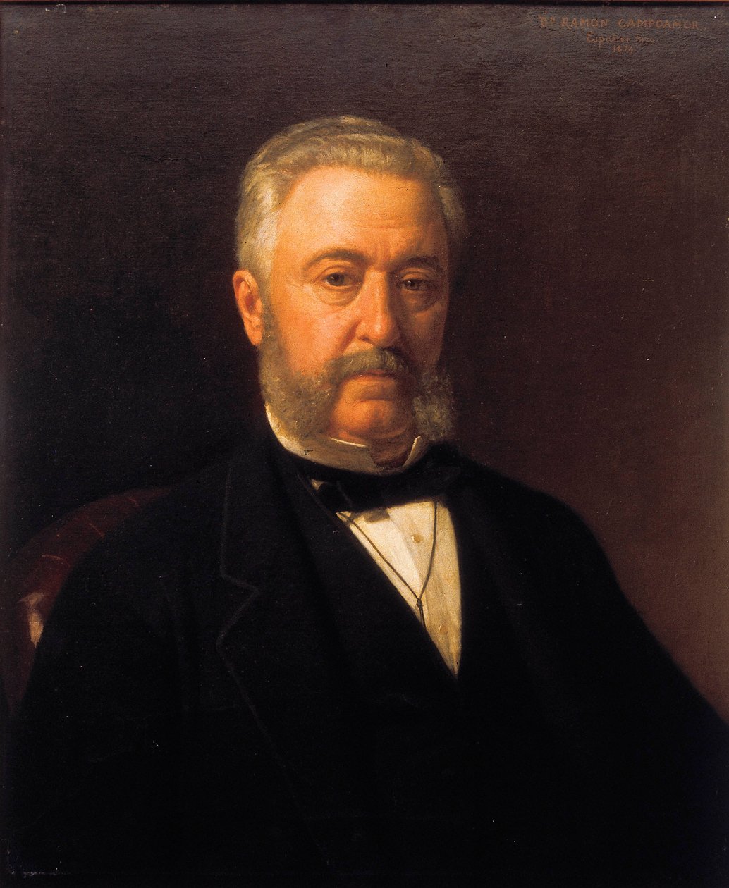 Portrait of Ramon Campoamor, Romantic Poet by Joaquín Espalter y Rull