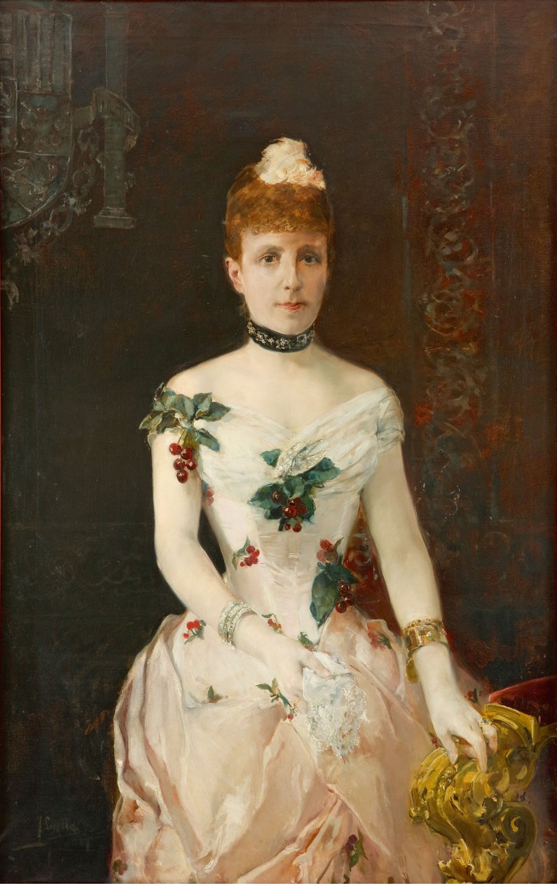 Maria Christina of Austria, Queen of Spain, 1888 by Joaquín Sorolla