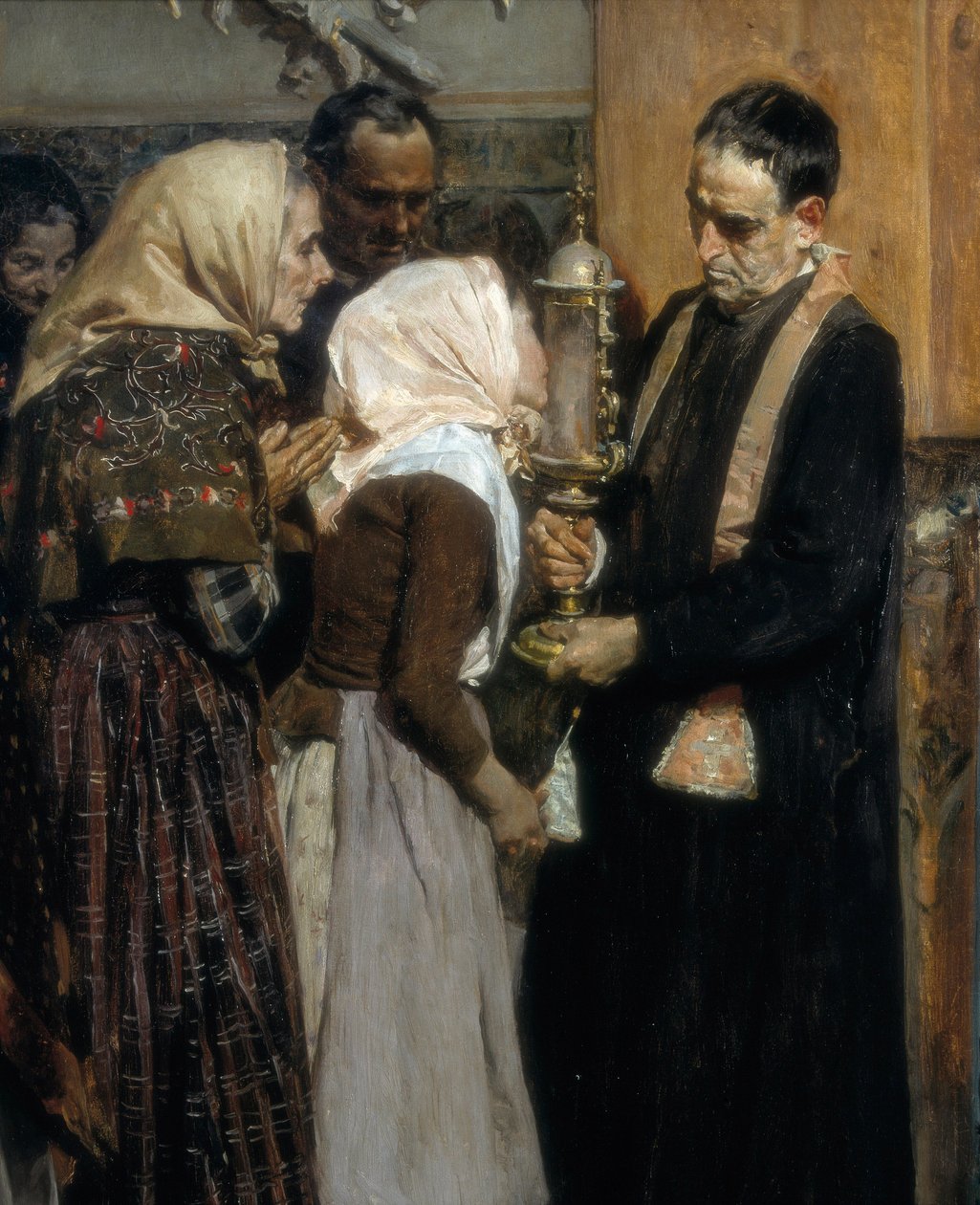 The relic (detail) by Joaquín Sorolla
