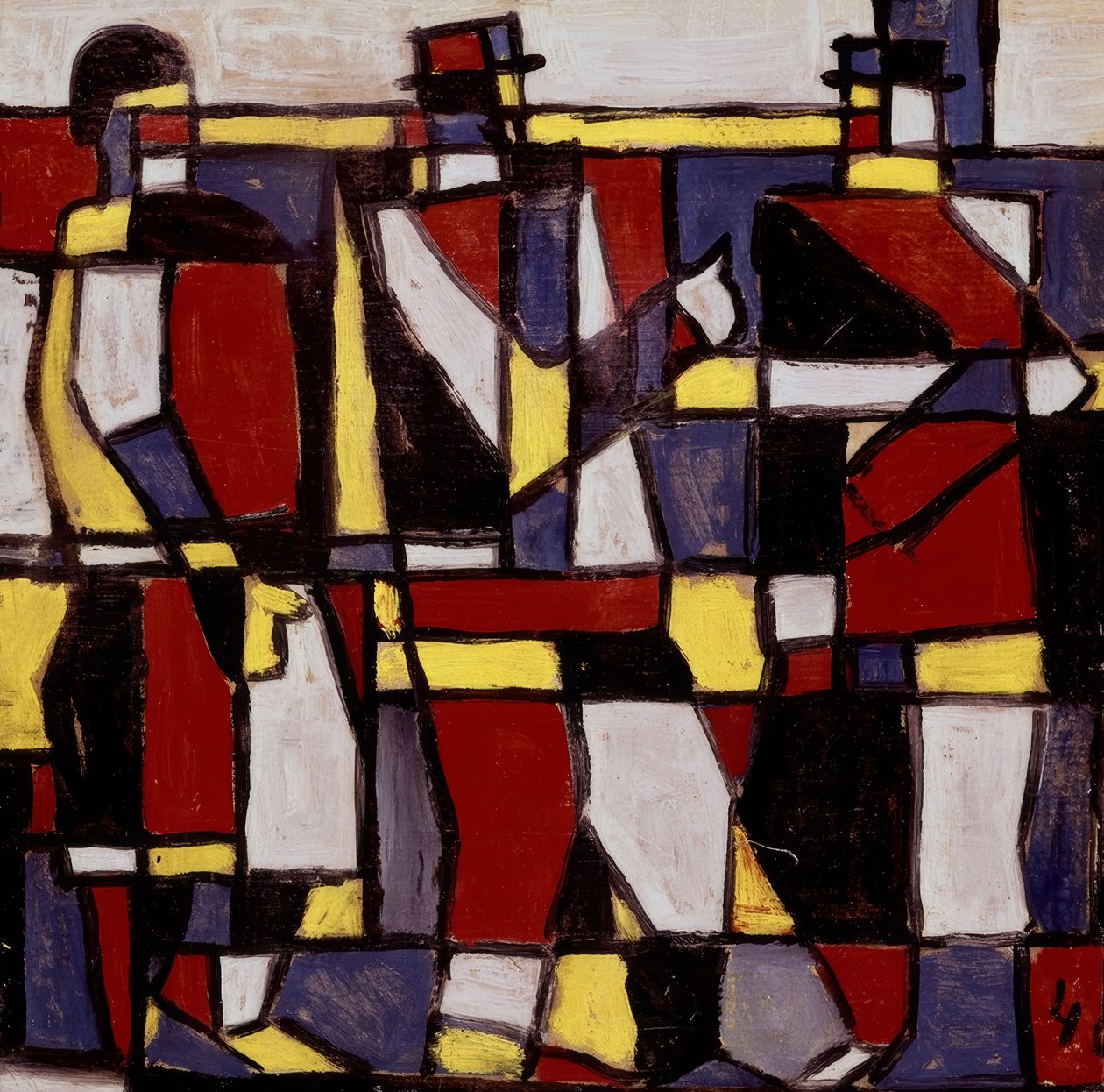 Three Figures by Joaquín Torres García