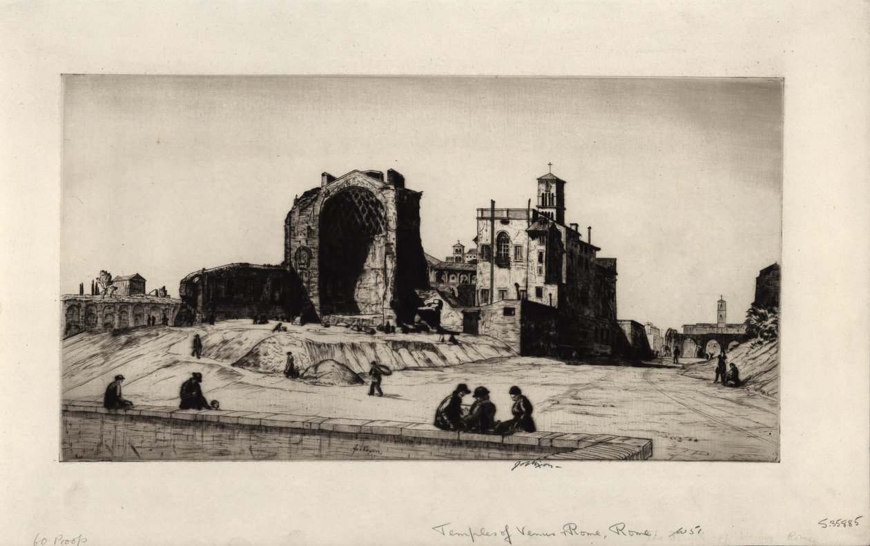 Temples of Venus and Rome, Rome by Job Nixon