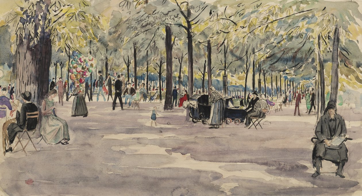 The Tuileries Gardens, Paris by Job Nixon