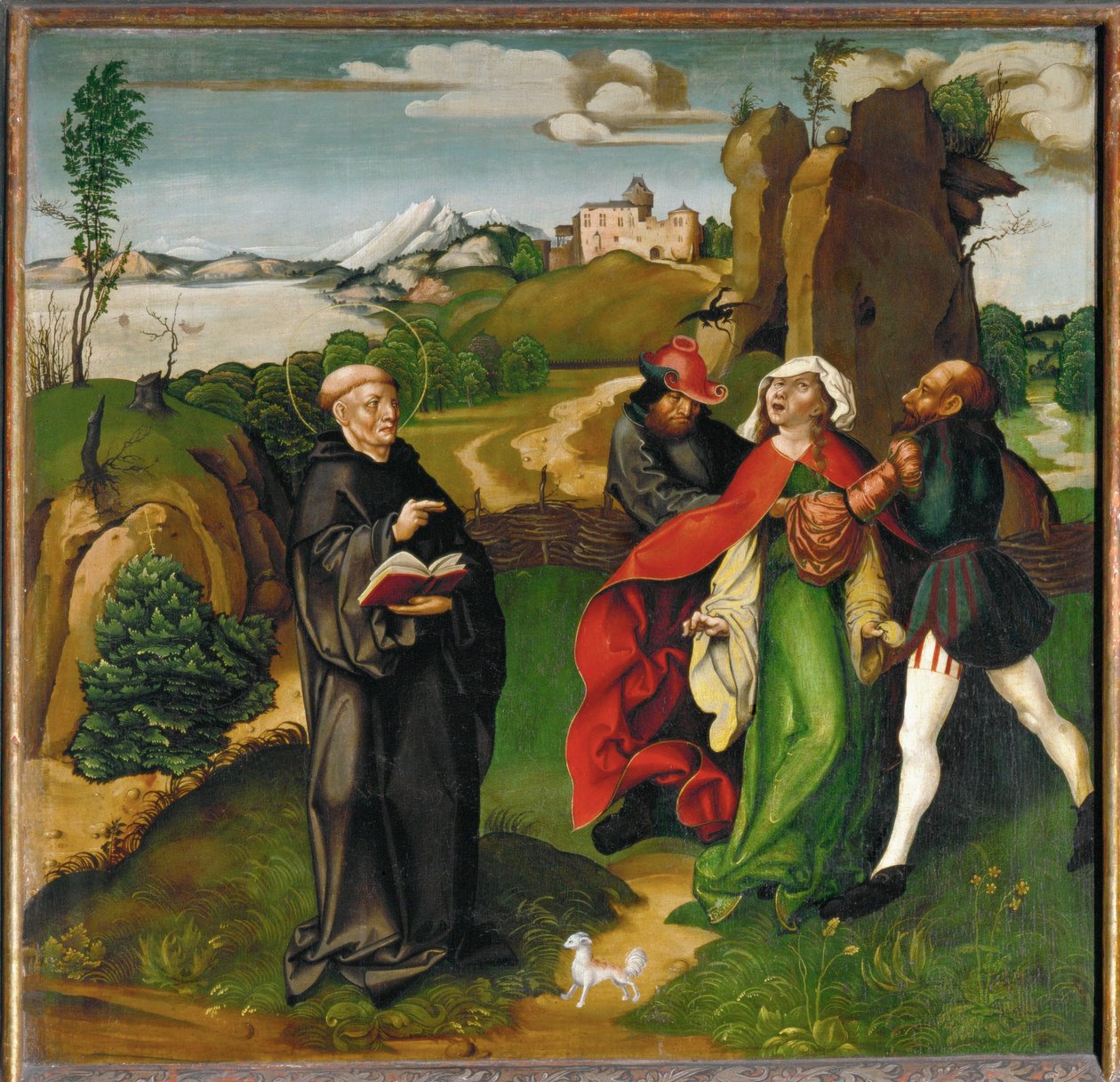Saint Bernard Exorcising an Evil Spirit by Joerg the Elder Breu