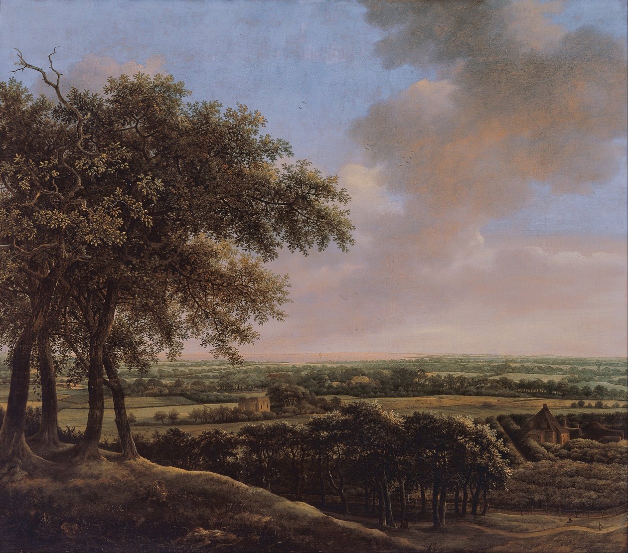 Landscape with Four Trees by Johan de Lagoor