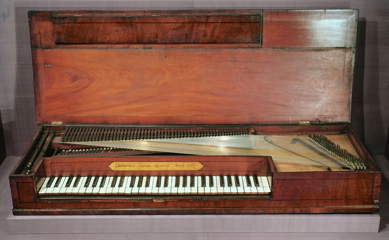 Square Piano by Johan Christoph Zumpe