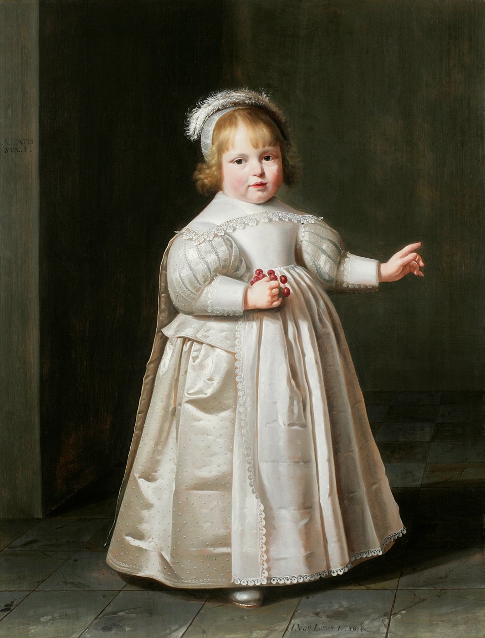 Portrait of Willem van der Muelen, Age 3, 1634 by Johan Cornelisz van Loenen