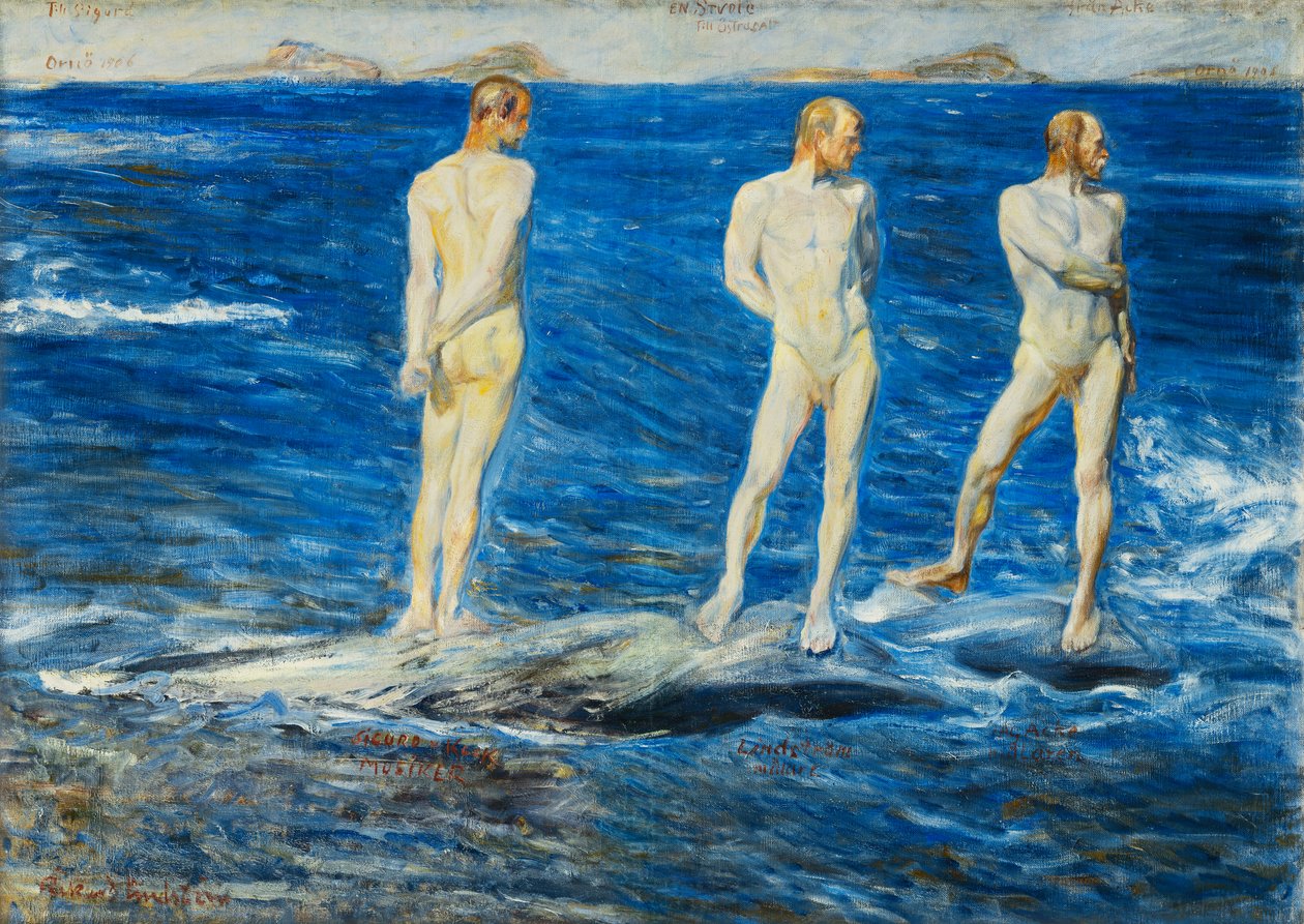 Salt, Wind and Sea, 1906, 1909 by Johan Axel Gustav Acke