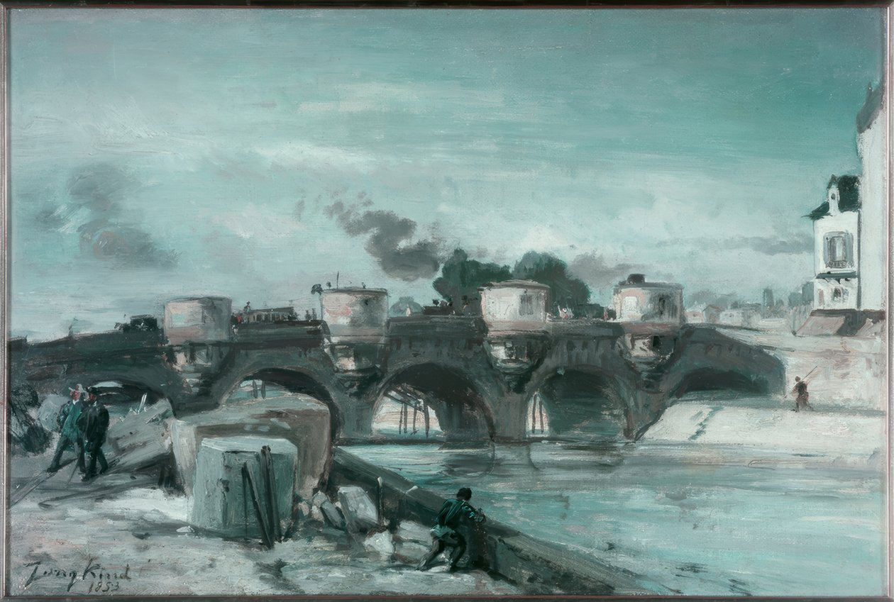 Paris, Pont Neuf by Johan Barthold Jongkind