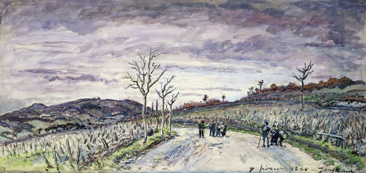 The Col du Balbins and the Montagne de Ornacieux, 1880 by Johan Barthold Jongkind