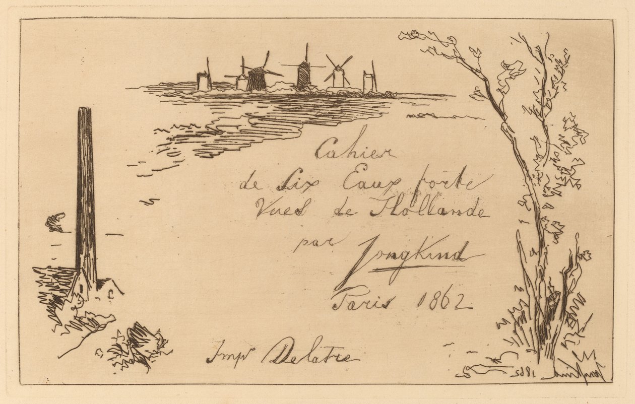 Title Page by Johan Barthold Jongkind
