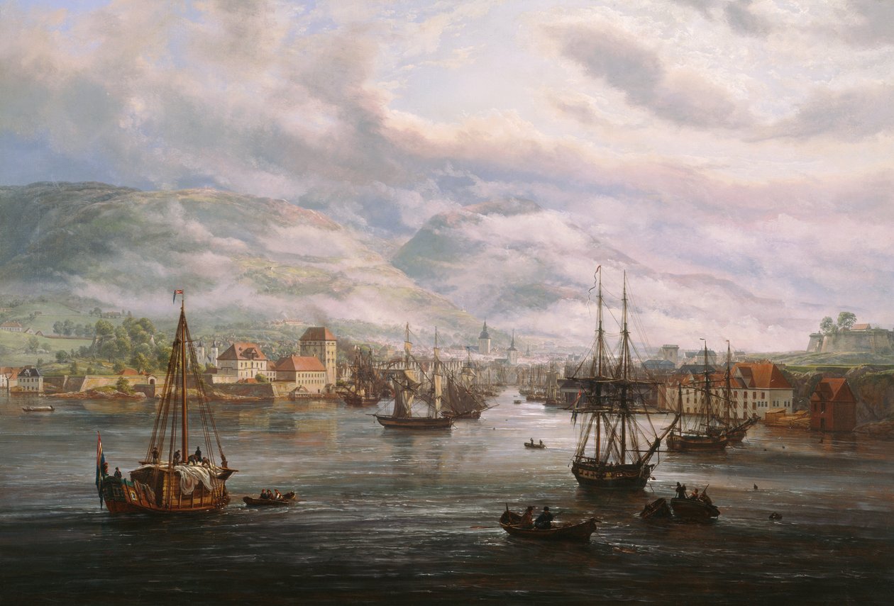 Bergen Bay by Johan Christian Dahl