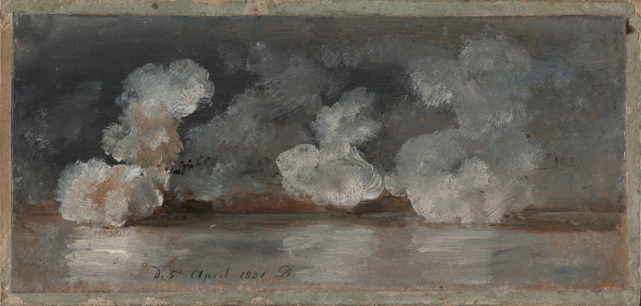 Smoke from Cannon Shots by Johan Christian Dahl