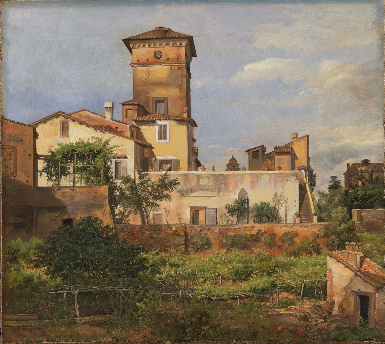 The Villa Malta, Rome by Johan Christian Dahl