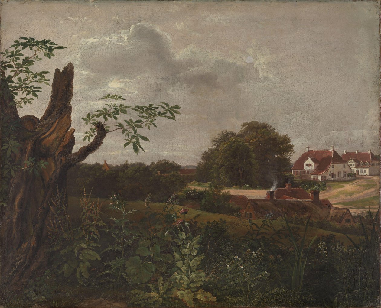 The Big Inn at Fredensborg by Johan Christian Dahl