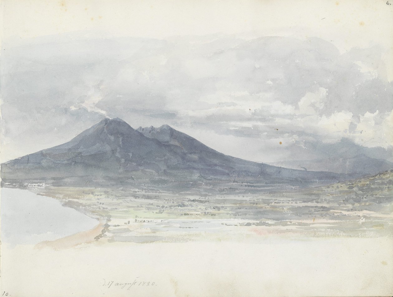 Vesuvius Seen from Quisisana by Johan Christian Dahl