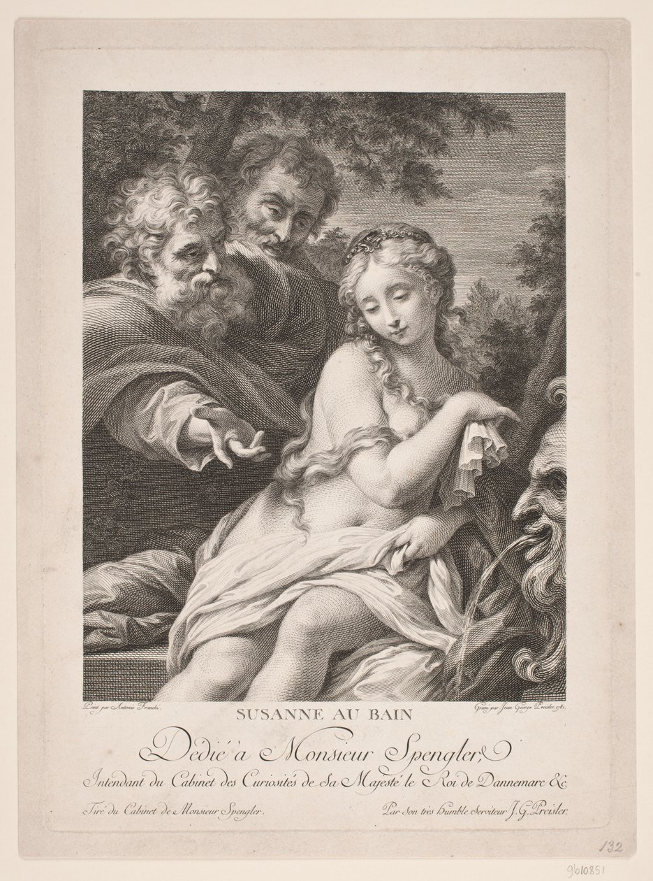 Susanne at the Bath by Johan Georg Preisler