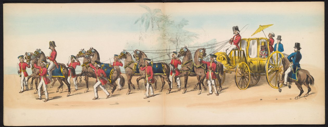 Masquerade of the Delft Students, 1857 (Plate 3) by Johan Hendrik Hoffmeister