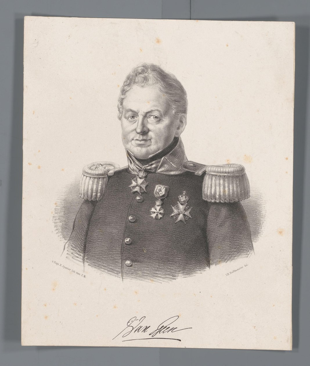 Portrait of Joseph Jacobus Baron van Geen by Johan Hendrik Hoffmeister