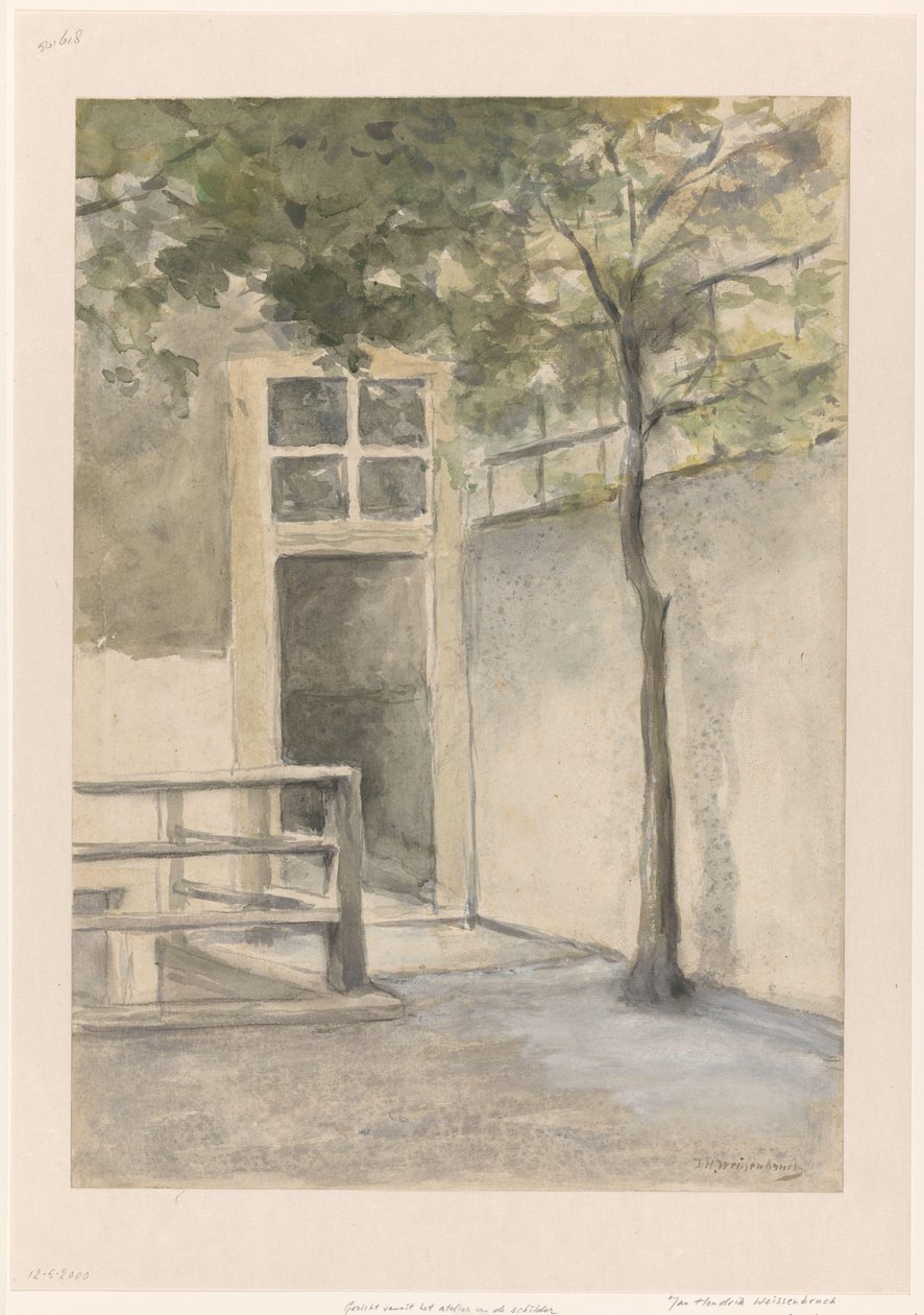 View of a Courtyard from the Artist