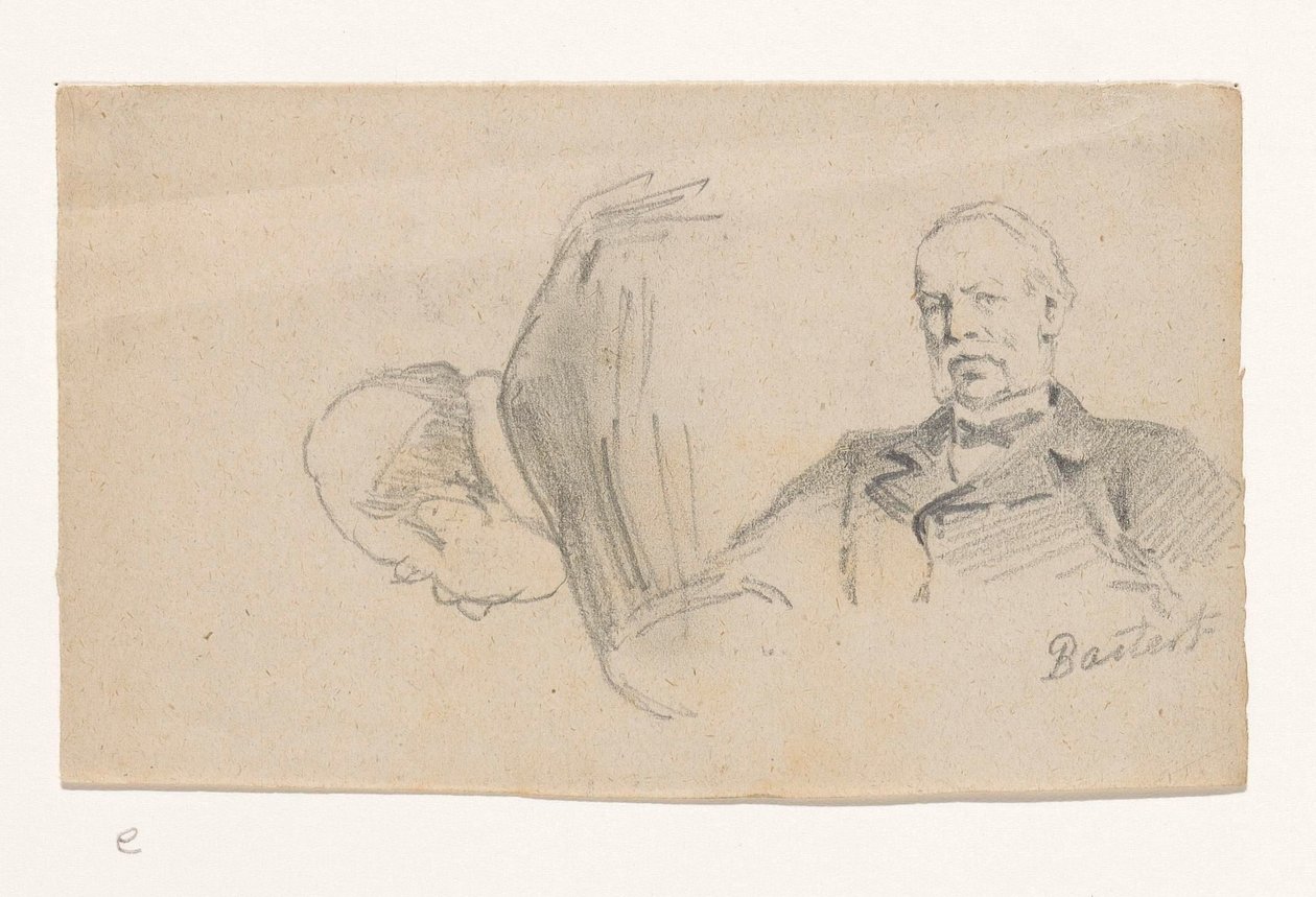 Minister J.N. Bastert, 1887 by Johan Michaël Schmidt Crans