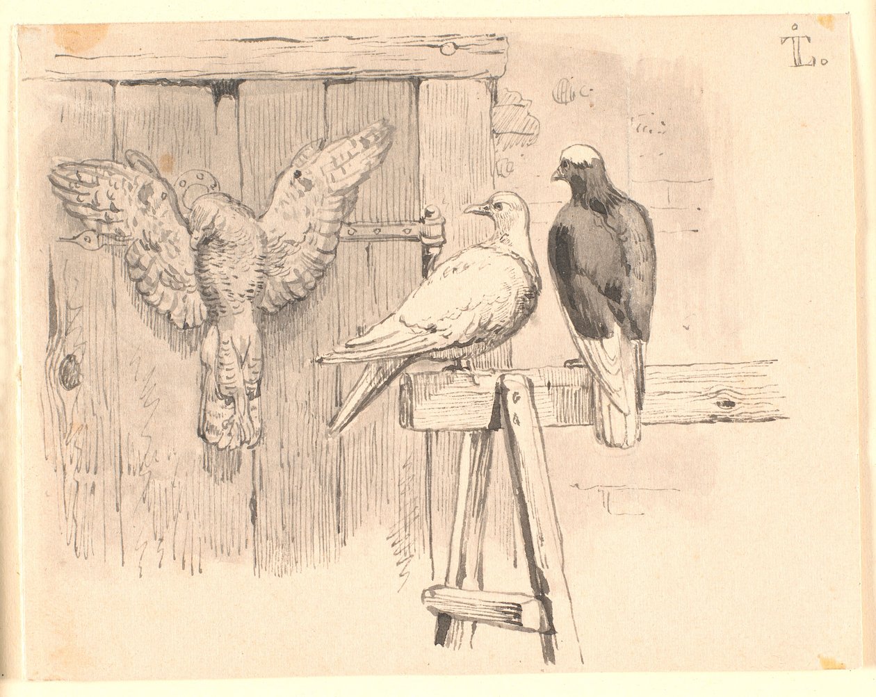 The Doves by Johan Thomas Lundbye