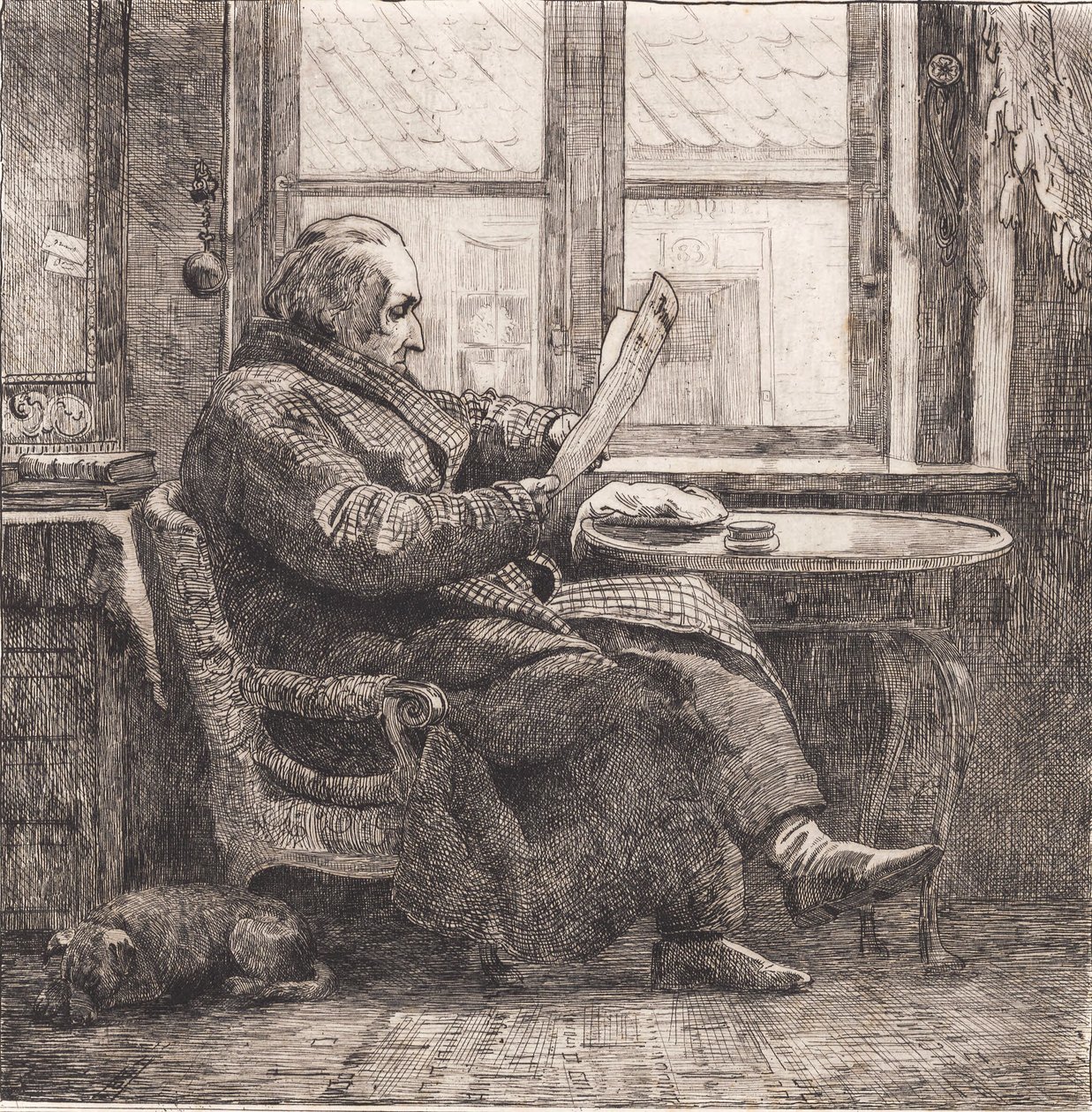 Counselor Emanuel Bonnevie by Johan Thomas Lundbye